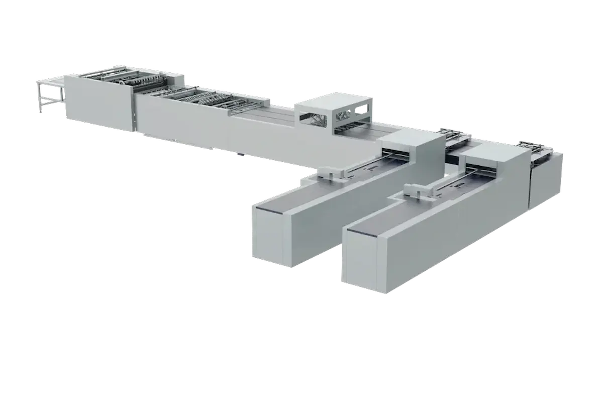 HL-1080BFX sewn and spine-taped notebook production line