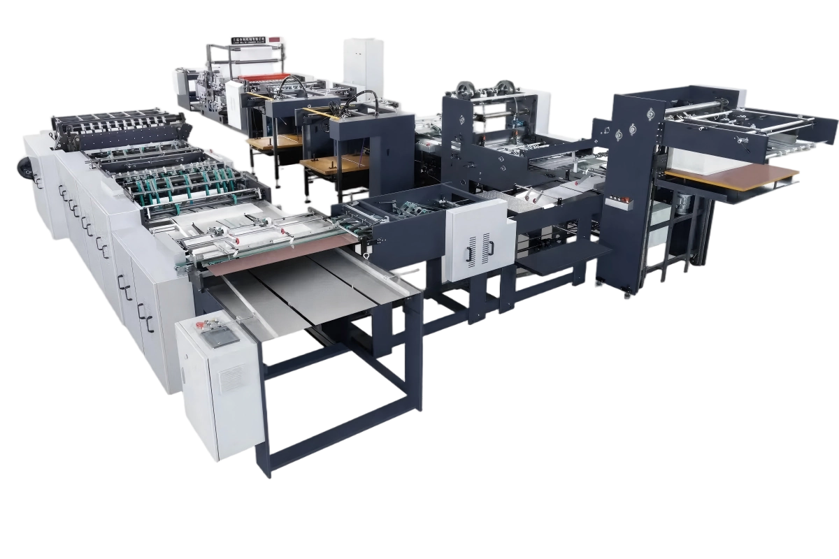 HL-1080GF three-in-one saddle stitch machine complete line