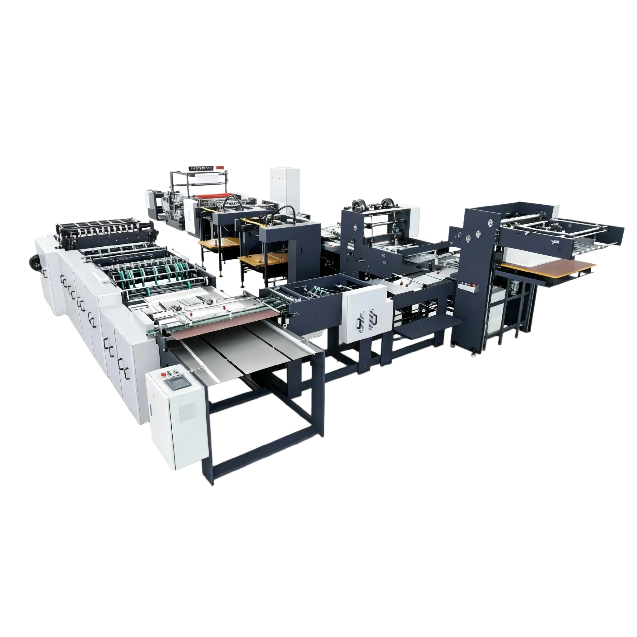 HL-1080GS High-Speed Web Flexo Saddle Stitch 3-in-1 Machine