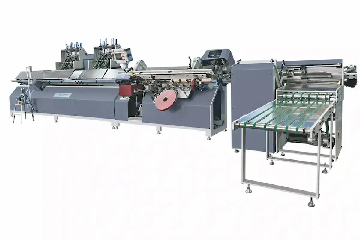 HL-600 dual feeder cold glue binding machine